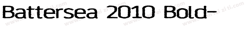 Battersea 2010 Bold字体转换